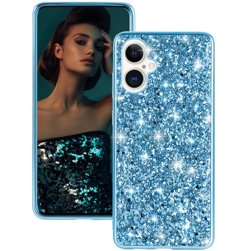 Handyhülle für iPhone 16 Plus Hülle Glitzer Bling Sparkle Hülle für iPhone 16 Plus Case Cover Original Ultra Dünne Leichte Ganzkörper Stoßfest Anti-Kratzer Schutzhülle für iPhone 16 Plus 5G (Blau) Handyhülle für iPhone 16 Plus Hülle Glitzer Bling Sparkle Hülle für iPhone 16 Plus Case Cover Original Ultra Dünne Leichte Ganzkörper Stoßfest Anti-Kratzer Schutzhülle für iPhone 16 Plus 5G (Blau) von Fiyer