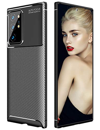 Kompatibel mit Samsung Galaxy Note 20 Ultra 5G, 360 Grad stoßfest, Silikon, TPU, Bumper, ultradünn, flexibel, Anti-Fingerabdruck, kratzfest, Schutzhülle für Samsung Note 20 Ultra Case von Fiyer