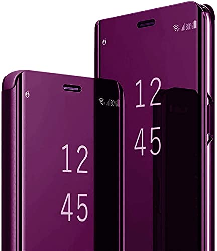 Schutzhülle für iPhone 16 Pro 5G, transparent, mit Sichtfenster, Flip-Case, Spiegel-Effekt, Hartschale, Kunststoff + PU-Leder, Schutzhülle für iPhone 16 Pro 360, Full Body stoßfest, dünn, (Fuchsia) Schutzhülle für iPhone 16 Pro 5G, transparent, mit Sichtfenster, Flip-Case, Spiegel-Effekt, Hartschale, Kunststoff + PU-Leder, Schutzhülle für iPhone 16 Pro 360, Full Body stoßfest, dünn, (Fuchsia) von Fiyer