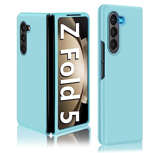 Z Fold 5 Hülle, Handyhülle für Samsung Galaxy Z Fold 5 Hülle (2023 Neu), Flüssiges Silikon Ultra Dünne Leichte Premium Schutzhülle für Samsung Z Fold 5 5G 360 Grad ​​​​Stoßfest Case Cover (Grün) von Fiyer