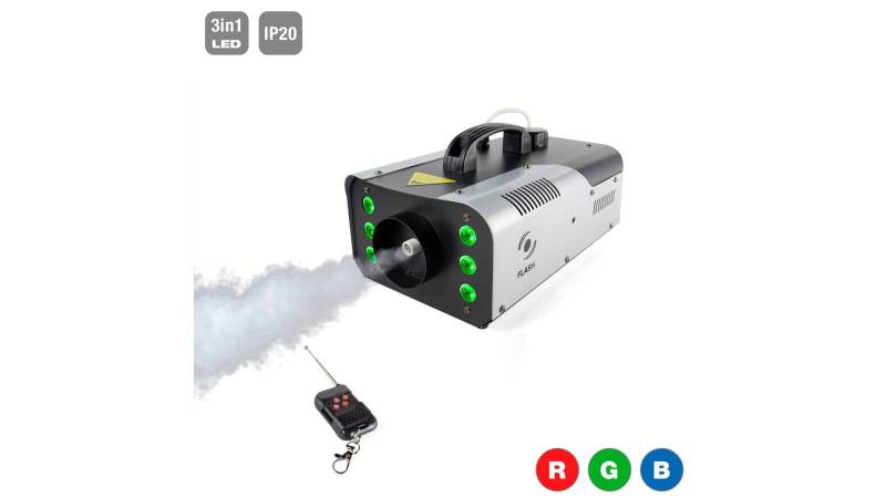 Flash FLZ-1200 DMX FOG MACHINE + LED 3in1 + IR von Flash
