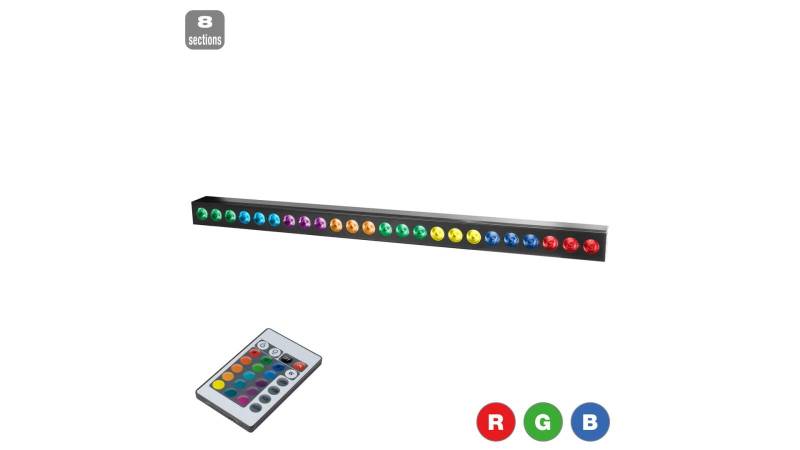 Flash LED BAR 24x3W RGB 8 Section von Flash