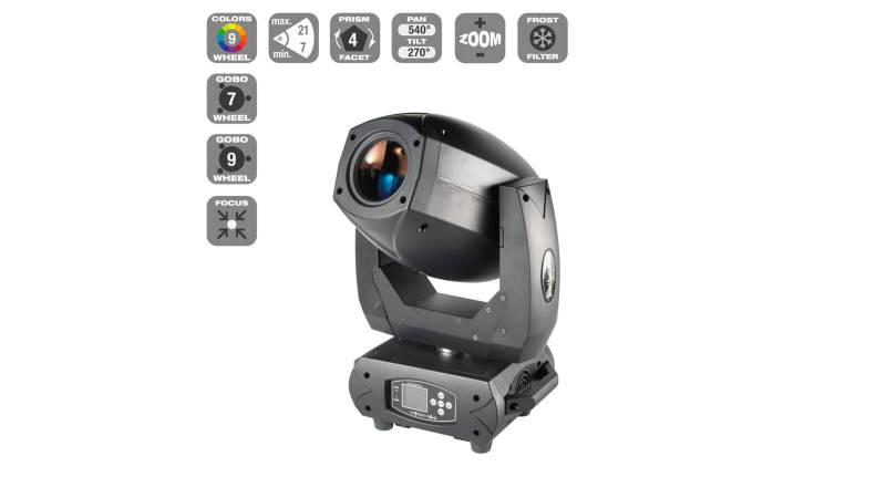 Flash LED Moving Head 200W - SPOT - 2pcs + CASE von Flash