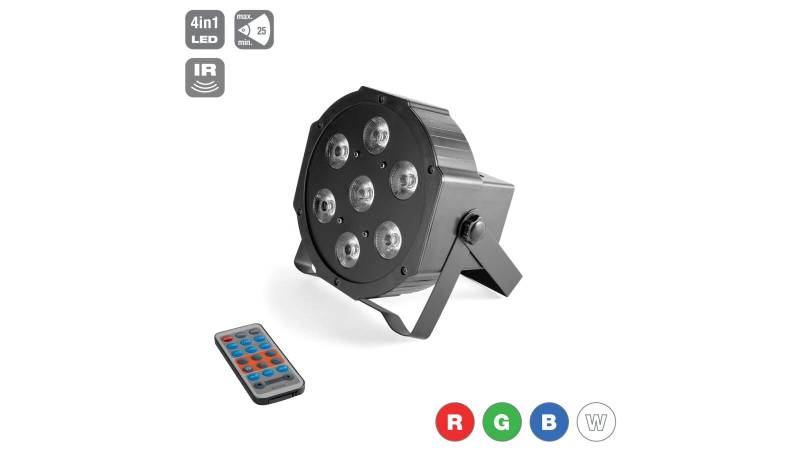 Flash LED PAR 56 7x10W RGBW SOCETS +IR von Flash