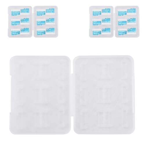 2X Packaging BZW. Storage for Memory Cards/Mini Case for 12 MicroSD Cards Memory Card Mini case/Jewel case Box Card/A - Quality von Flashwoife