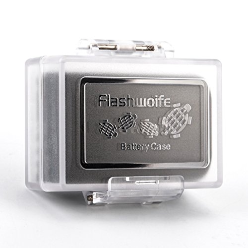 Flashwoife, Battery Case BC1, 1 x Schutzbox für Kameraakku bis max. 61 x 41 x 22 mm, verschiedenen Schaumstoffeinlagen, transparent von Flashwoife