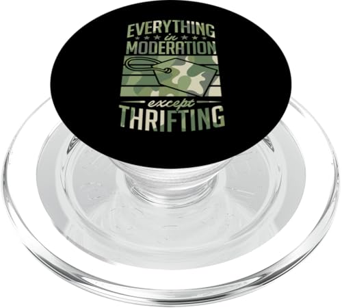 Alles in Maßen außer Sparsamkeit PopSockets PopGrip für MagSafe Alles in Maßen außer Sparsamkeit PopSockets PopGrip für MagSafe von Flea Market Thrifting Merch for Yard Sale Mornings