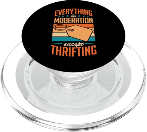 Alles in Maßen außer Sparsamkeit PopSockets PopGrip für MagSafe Alles in Maßen außer Sparsamkeit PopSockets PopGrip für MagSafe von Flea Market Thrifting Merch for Yard Sale Mornings