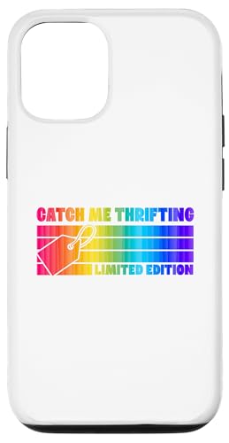 Catch Me Thrifting Limited Edition Retro 70er Jahre Camp Style Hülle für iPhone 12/12 Pro von Flea Market Thrifting Merch for Yard Sale Mornings