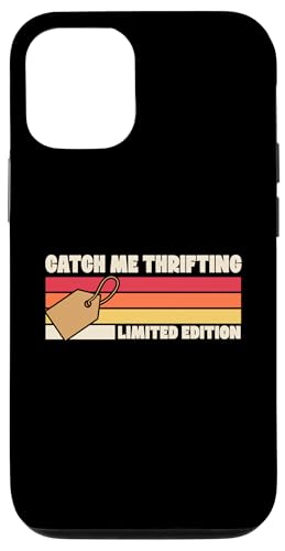 Catch Me Thrifting Limited Edition Retro 70er Jahre Camp Style Hülle für iPhone 12/12 Pro von Flea Market Thrifting Merch for Yard Sale Mornings