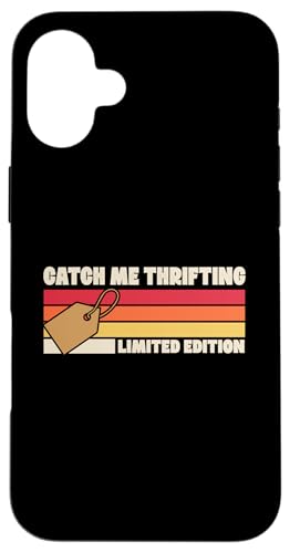 Catch Me Thrifting Limited Edition Retro 70er Jahre Camp Style Hülle für iPhone 16 Plus von Flea Market Thrifting Merch for Yard Sale Mornings