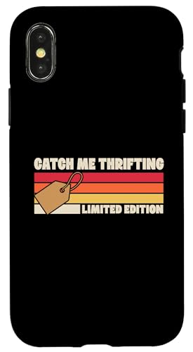 Catch Me Thrifting Limited Edition Retro 70er Jahre Camp Style Hülle für iPhone X/XS von Flea Market Thrifting Merch for Yard Sale Mornings
