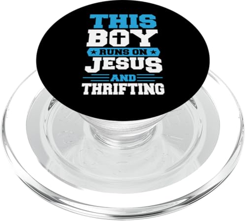 Dieser Junge läuft auf Jesus los und ist sparsam PopSockets PopGrip für MagSafe Dieser Junge läuft auf Jesus los und ist sparsam PopSockets PopGrip für MagSafe von Flea Market Thrifting Merch for Yard Sale Mornings