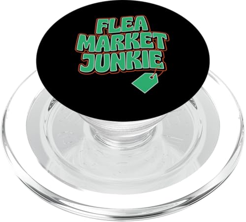 Flohmarkt Junkie PopSockets PopGrip für MagSafe Flohmarkt Junkie PopSockets PopGrip für MagSafe von Flea Market Thrifting Merch for Yard Sale Mornings