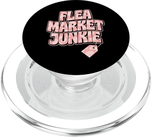 Flohmarkt Junkie PopSockets PopGrip für MagSafe Flohmarkt Junkie PopSockets PopGrip für MagSafe von Flea Market Thrifting Merch for Yard Sale Mornings