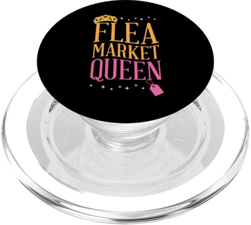 Flohmarktkönigin PopSockets PopGrip für MagSafe Flohmarktkönigin PopSockets PopGrip für MagSafe von Flea Market Thrifting Merch for Yard Sale Mornings