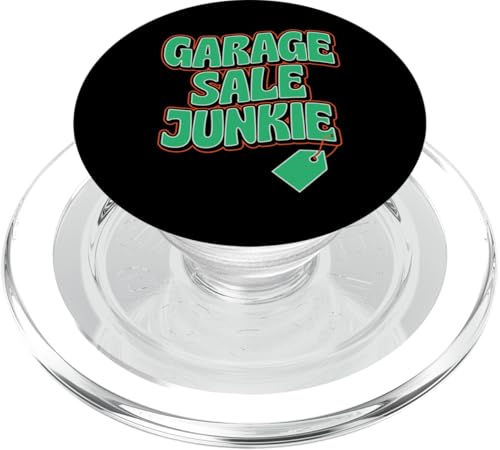 Garagenverkauf Junkie PopSockets PopGrip für MagSafe Garagenverkauf Junkie PopSockets PopGrip für MagSafe von Flea Market Thrifting Merch for Yard Sale Mornings