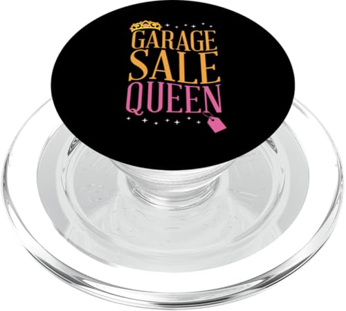 Garagenverkauf Queen PopSockets PopGrip für MagSafe Garagenverkauf Queen PopSockets PopGrip für MagSafe von Flea Market Thrifting Merch for Yard Sale Mornings