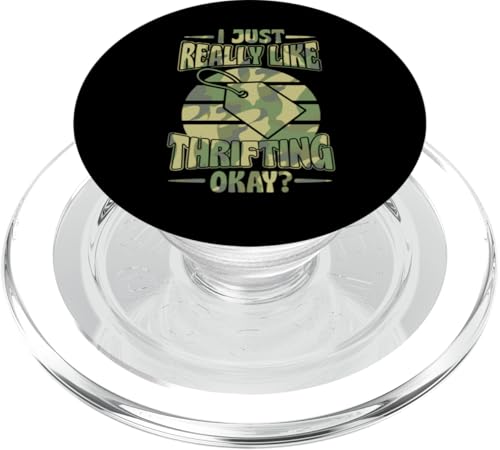 Ich mag Sparsamkeit einfach sehr, okay? PopSockets PopGrip für MagSafe Ich mag Sparsamkeit einfach sehr, okay? PopSockets PopGrip für MagSafe von Flea Market Thrifting Merch for Yard Sale Mornings