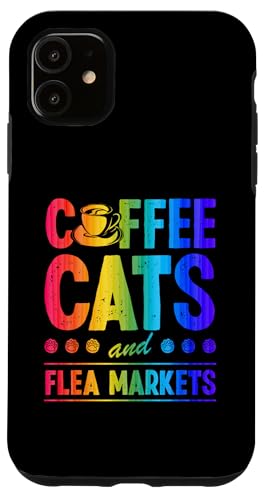 Kaffeekatzen und Flohmärkte Hülle für iPhone 11 Kaffeekatzen und Flohmärkte Hülle für iPhone 11 von Flea Market Thrifting Merch for Yard Sale Mornings