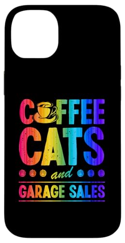 Kaffeekatzen und Garagenverkäufe Hülle für iPhone 14 Plus Kaffeekatzen und Garagenverkäufe Hülle für iPhone 14 Plus von Flea Market Thrifting Merch for Yard Sale Mornings