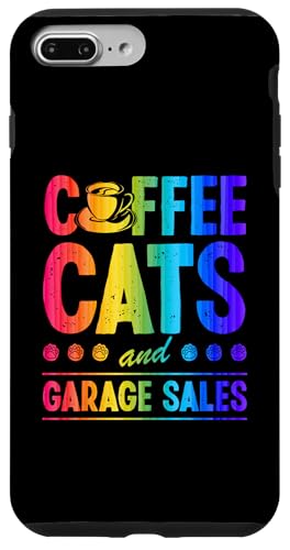 Kaffeekatzen und Garagenverkäufe Hülle für iPhone 7 Plus/8 Plus Kaffeekatzen und Garagenverkäufe Hülle für iPhone 7 Plus/8 Plus von Flea Market Thrifting Merch for Yard Sale Mornings