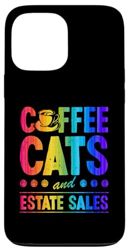 Kaffeekatzen und Immobilienverkäufe Hülle für iPhone 13 Pro Max Kaffeekatzen und Immobilienverkäufe Hülle für iPhone 13 Pro Max von Flea Market Thrifting Merch for Yard Sale Mornings