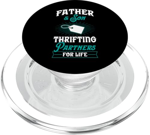 Vater und Sohn Thrifting Partners For Life PopSockets PopGrip für MagSafe Vater und Sohn Thrifting Partners For Life PopSockets PopGrip für MagSafe von Flea Market Thrifting Merch for Yard Sale Mornings