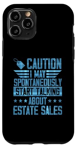 Vorsicht Ich kann spontan anfangen, über Immobilienverkäufe zu sprechen Hülle für iPhone 11 Pro Vorsicht Ich kann spontan anfangen, über Immobilienverkäufe zu sprechen Hülle für iPhone 11 Pro von Flea Market Thrifting Merch for Yard Sale Mornings