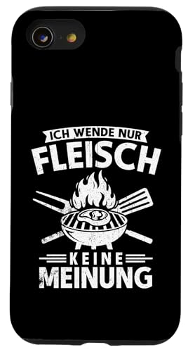 Fleisch Wender Grillen Vatertag Spruch Für Männer Humor Papa Hülle für iPhone SE (2020) / 7 / 8 von Fleisch Wender Grillen Vatertag Geschenk Papa
