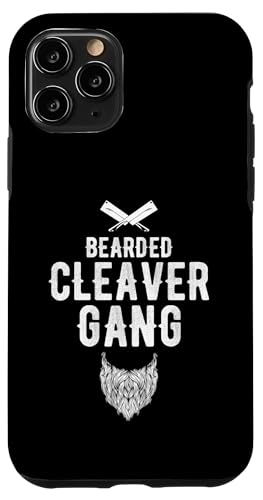 Bearded Cleaver Gang Meat Cutter Butcher Hülle für iPhone 11 Pro von Fleischer Fleisch Schneider Metzger