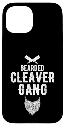 Bearded Cleaver Gang Meat Cutter Butcher Hülle für iPhone 15 von Fleischer Fleisch Schneider Metzger