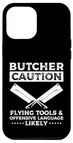 Butcher Caution Meat Cutter Butcher Hülle für iPhone 12 Pro Max Butcher Caution Meat Cutter Butcher Hülle für iPhone 12 Pro Max von Fleischer Fleisch Schneider Metzger