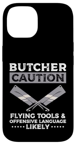 Butcher Caution Meat Cutter Butcher Hülle für iPhone 14 Butcher Caution Meat Cutter Butcher Hülle für iPhone 14 von Fleischer Fleisch Schneider Metzger
