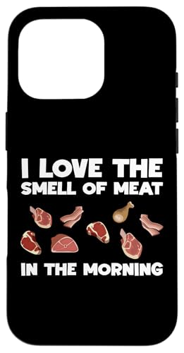 I Love The Smell Of Meat Cutter Butcher Hülle für iPhone 16 Pro von Fleischer Fleisch Schneider Metzger