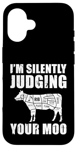 Im Silently Judging Your Moo Meat Cutter Butcher Hülle für iPhone 16 Im Silently Judging Your Moo Meat Cutter Butcher Hülle für iPhone 16 von Fleischer Fleisch Schneider Metzger