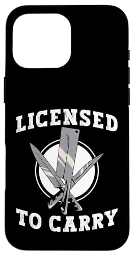 Licensed To Carry Meat Cutter Butcher Hülle für iPhone 16 Pro Max Licensed To Carry Meat Cutter Butcher Hülle für iPhone 16 Pro Max von Fleischer Fleisch Schneider Metzger