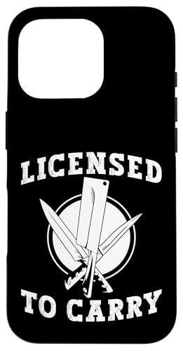 Licensed To Carry Meat Cutter Butcher Hülle für iPhone 16 Pro Licensed To Carry Meat Cutter Butcher Hülle für iPhone 16 Pro von Fleischer Fleisch Schneider Metzger