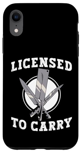 Licensed To Carry Meat Cutter Butcher Hülle für iPhone XR Licensed To Carry Meat Cutter Butcher Hülle für iPhone XR von Fleischer Fleisch Schneider Metzger