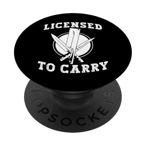 Licensed To Carry Meat Cutter Butcher PopSockets Klebender PopGrip Licensed To Carry Meat Cutter Butcher PopSockets Klebender PopGrip von Fleischer Fleisch Schneider Metzger