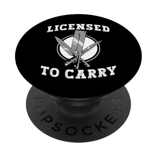 Licensed To Carry Meat Cutter Butcher PopSockets Klebender PopGrip Licensed To Carry Meat Cutter Butcher PopSockets Klebender PopGrip von Fleischer Fleisch Schneider Metzger