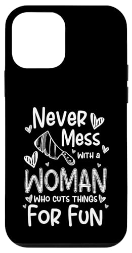 Never Mess With A Woman Who Cuts Things Meat Cutter Butcher Hülle für iPhone 12 mini Never Mess With A Woman Who Cuts Things Meat Cutter Butcher Hülle für iPhone 12 mini von Fleischer Fleisch Schneider Metzger