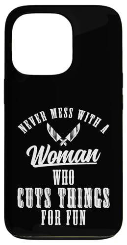 Never Mess With A Woman Who Cuts Things Meat Cutter Butcher Hülle für iPhone 13 Pro Never Mess With A Woman Who Cuts Things Meat Cutter Butcher Hülle für iPhone 13 Pro von Fleischer Fleisch Schneider Metzger