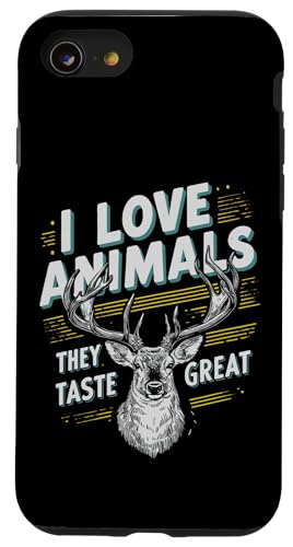Lustiges Grill Design für Jäger Hülle für iPhone SE (2020) / 7 / 8 von Fleischliebhaber Stil