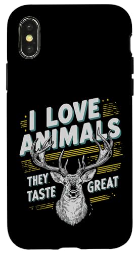 Lustiges Grill Design für Jäger Hülle für iPhone X/XS Lustiges Grill Design für Jäger Hülle für iPhone X/XS von Fleischliebhaber Stil