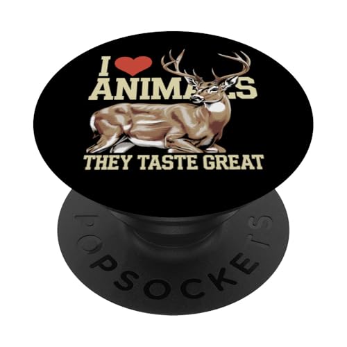 Lustiges Grill Design für Jäger PopSockets Klebender PopGrip Lustiges Grill Design für Jäger PopSockets Klebender PopGrip von Fleischliebhaber Stil