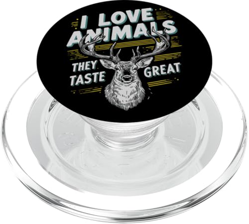 Lustiges Grill Design für Jäger PopSockets PopGrip für MagSafe von Fleischliebhaber Stil