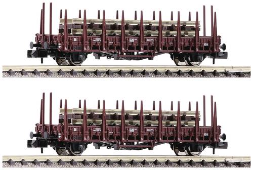 Fleischmann 825805 N 2er Set Steckrungenwagen der DR von Fleischmann