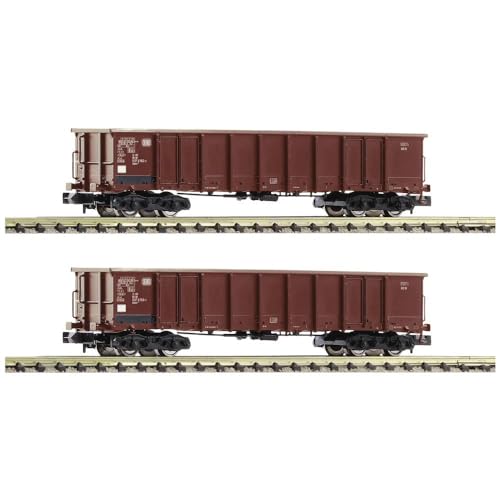 Fleischmann 830250 N 2er-Set Offene Güterwagen Eanos 052 der DB von Fleischmann