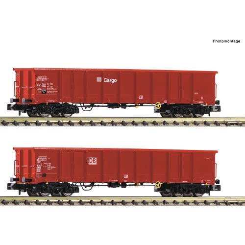 Fleischmann 830251 N 2er-Set Offene Güterwagen Eanos-x 055 der DB-AG von Fleischmann